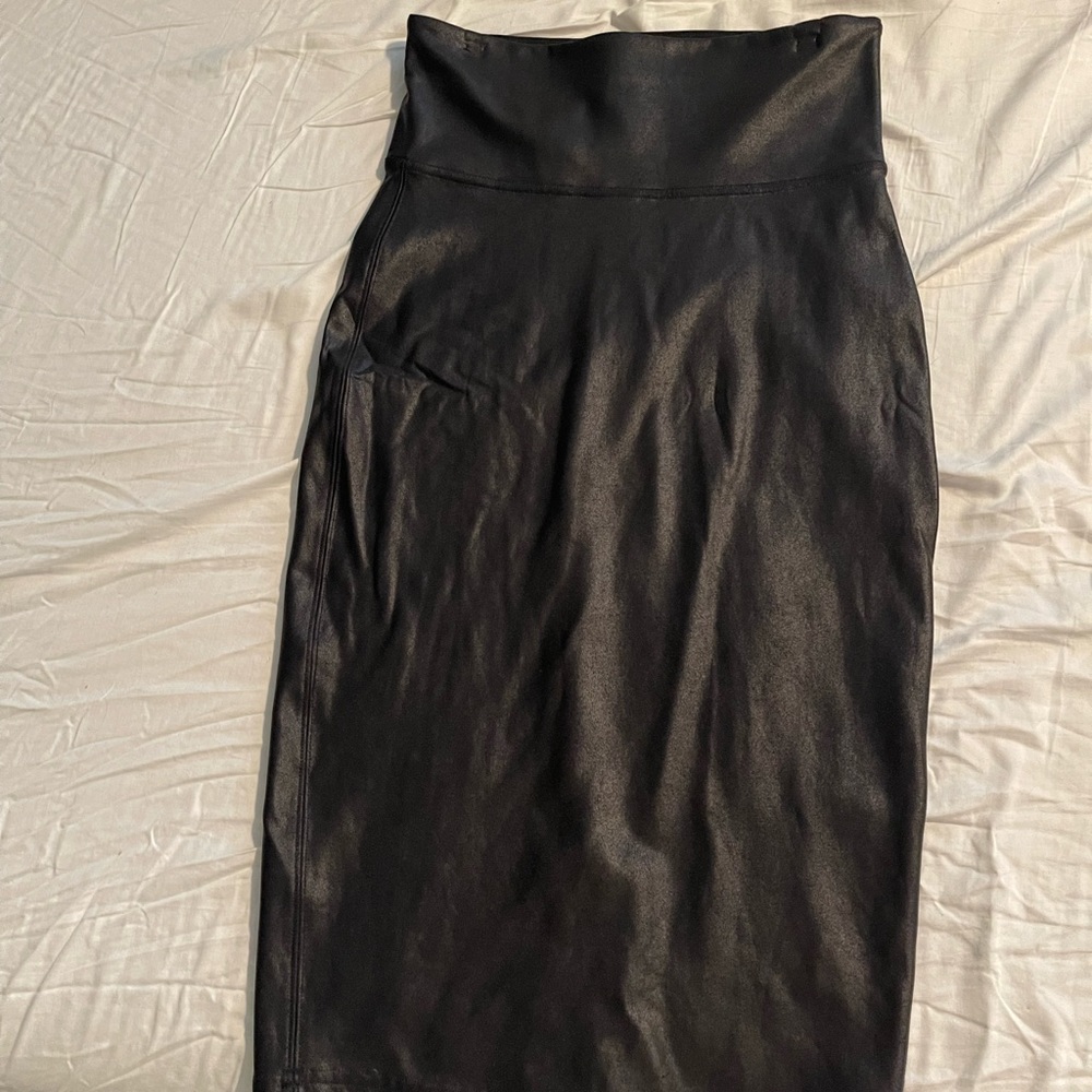 Spanx Leather pencil skirt size M